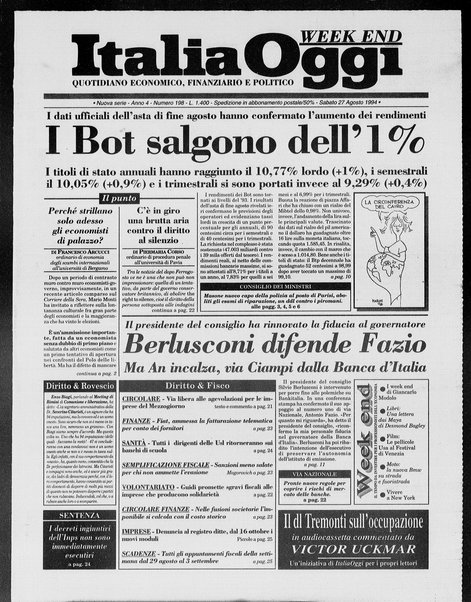 Italia oggi : quotidiano di economia finanza e politica